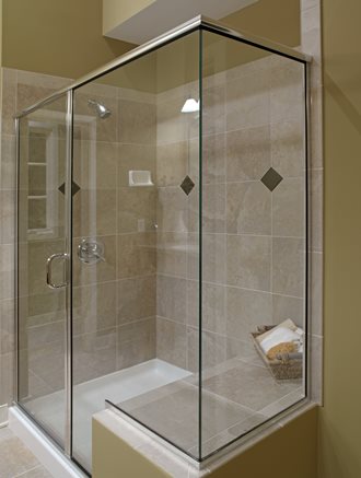 hinged shower door installation instructions