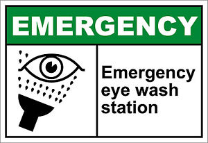 eye wash station instructions