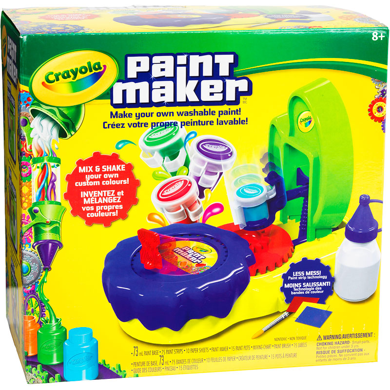 crayola paint maker instructions