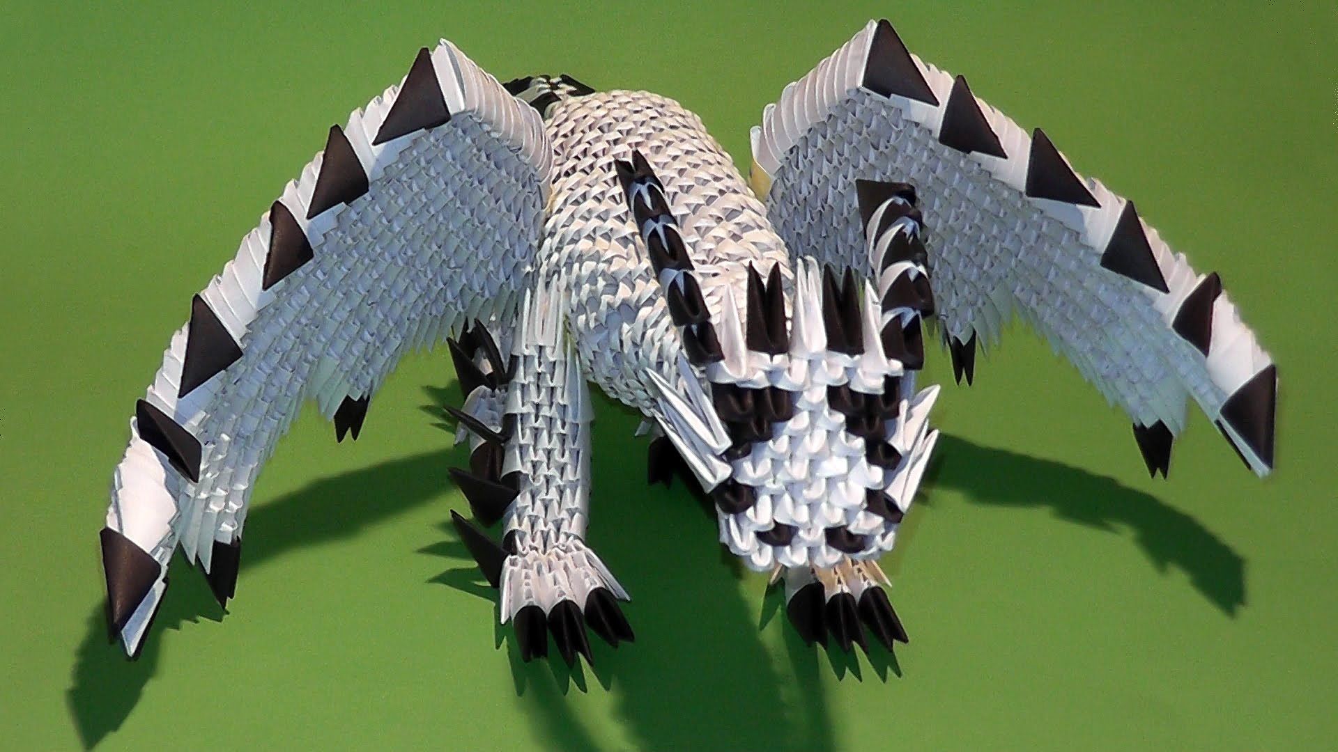 origami dragon step by step instructions