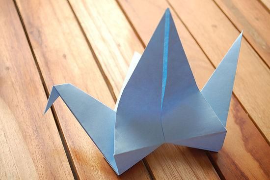 origami flapping bird instructions