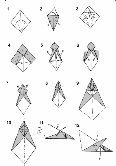 3d origami car instructions