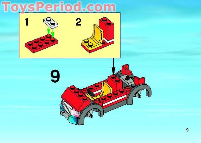 lego fire station instructions 7945