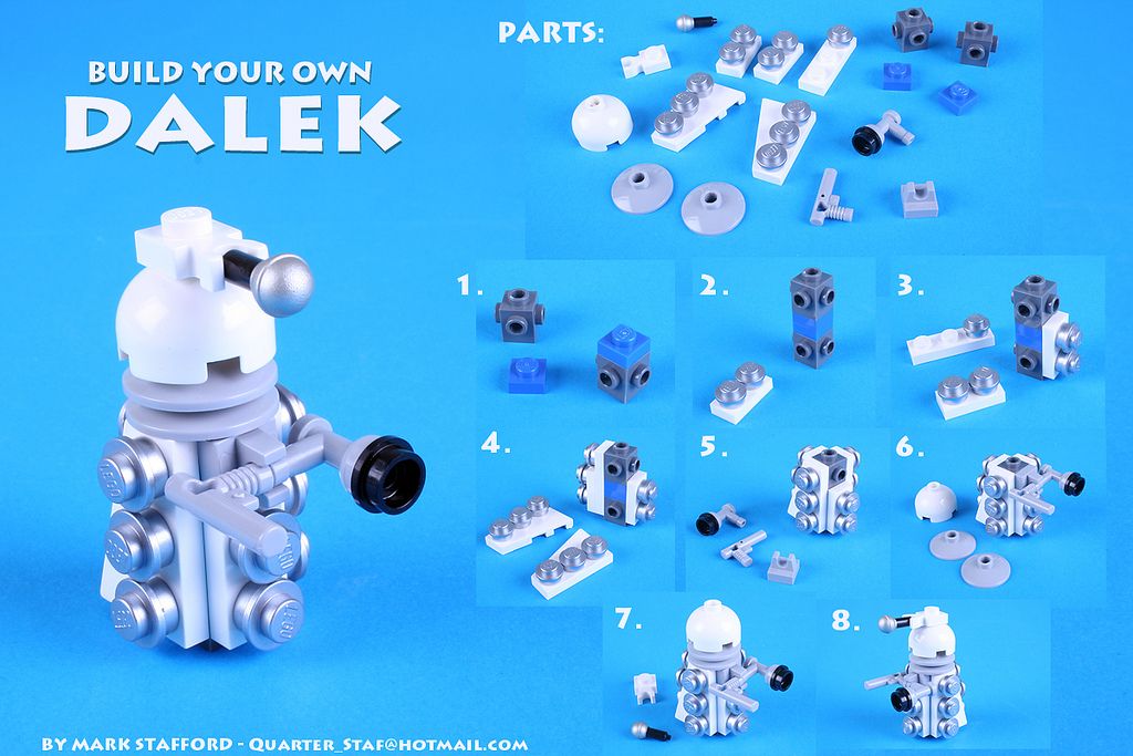 how to build a lego tardis instructions