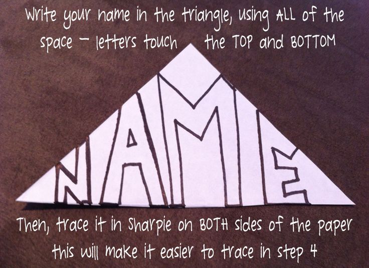 name symmetry art instructions