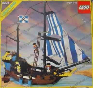 lego pirate ship instructions 6274