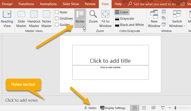 instructions for powerpoint presentations