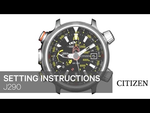 citizen u680 setting instruction