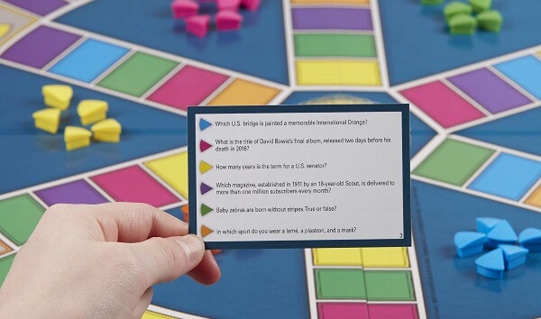 trivial pursuit steal card game instructions