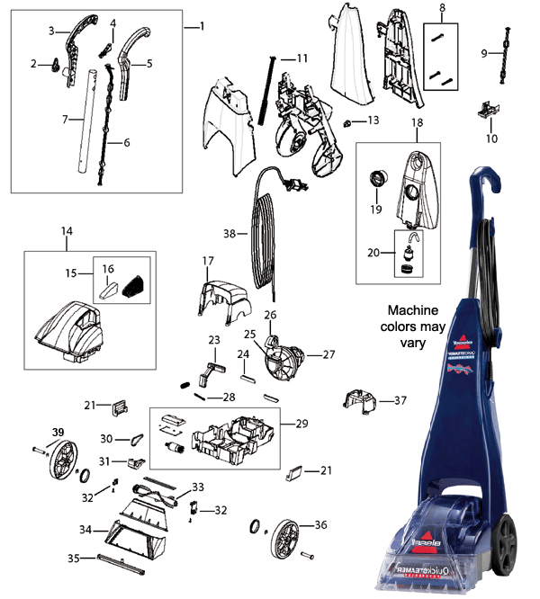 bissell power wash instructions