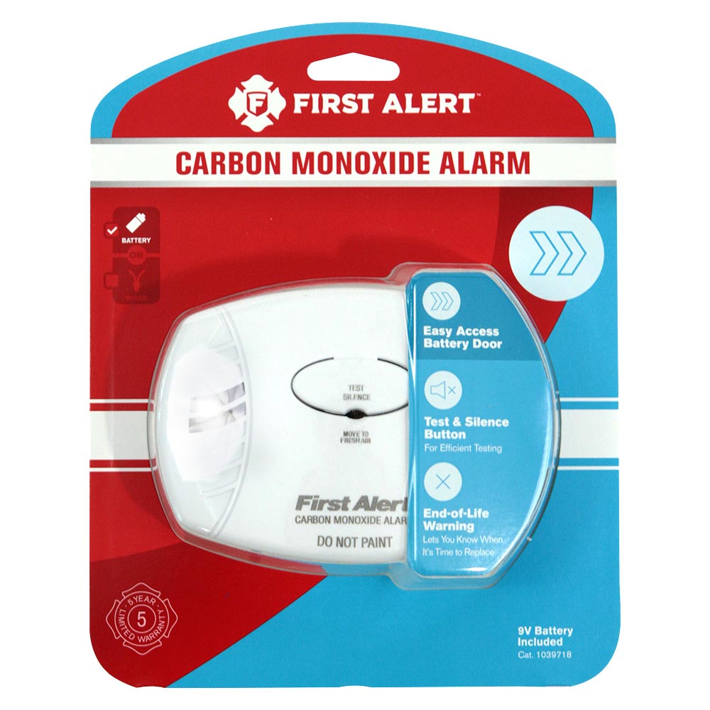 first alert carbon monoxide alarm instructions