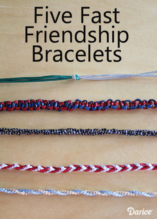 friendship bracelet kit instructions