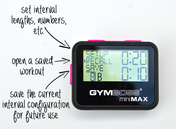 gymboss interval timer instructions