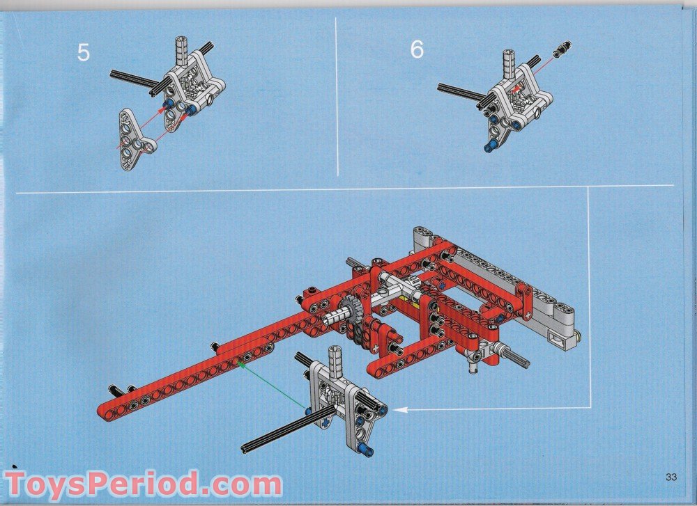 lego technic tow truck 8285 instructions