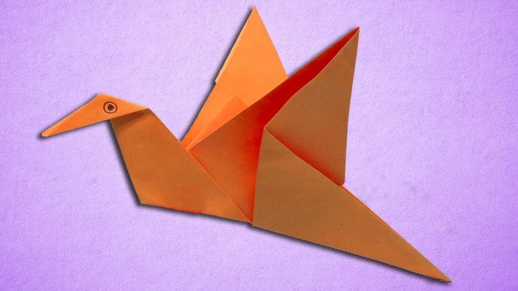 origami flapping bird instructions