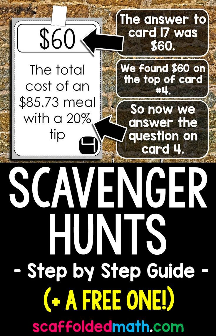 photo scavenger hunt instructions