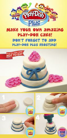 play doh cake maker instructions