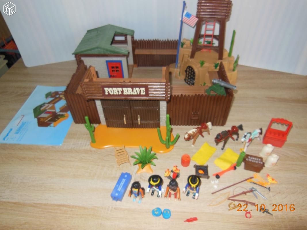 playmobil fort brave instructions