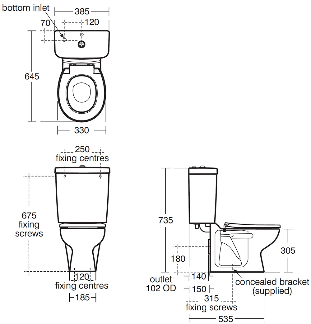 roca toilet cistern fitting instructions